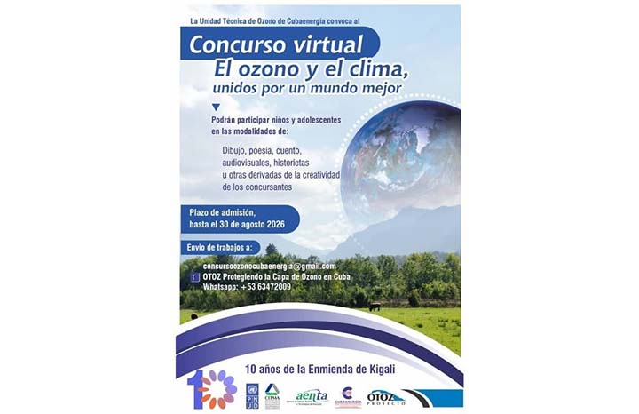 Convocan a concurso virtual por la preservación de la Capa de Ozono