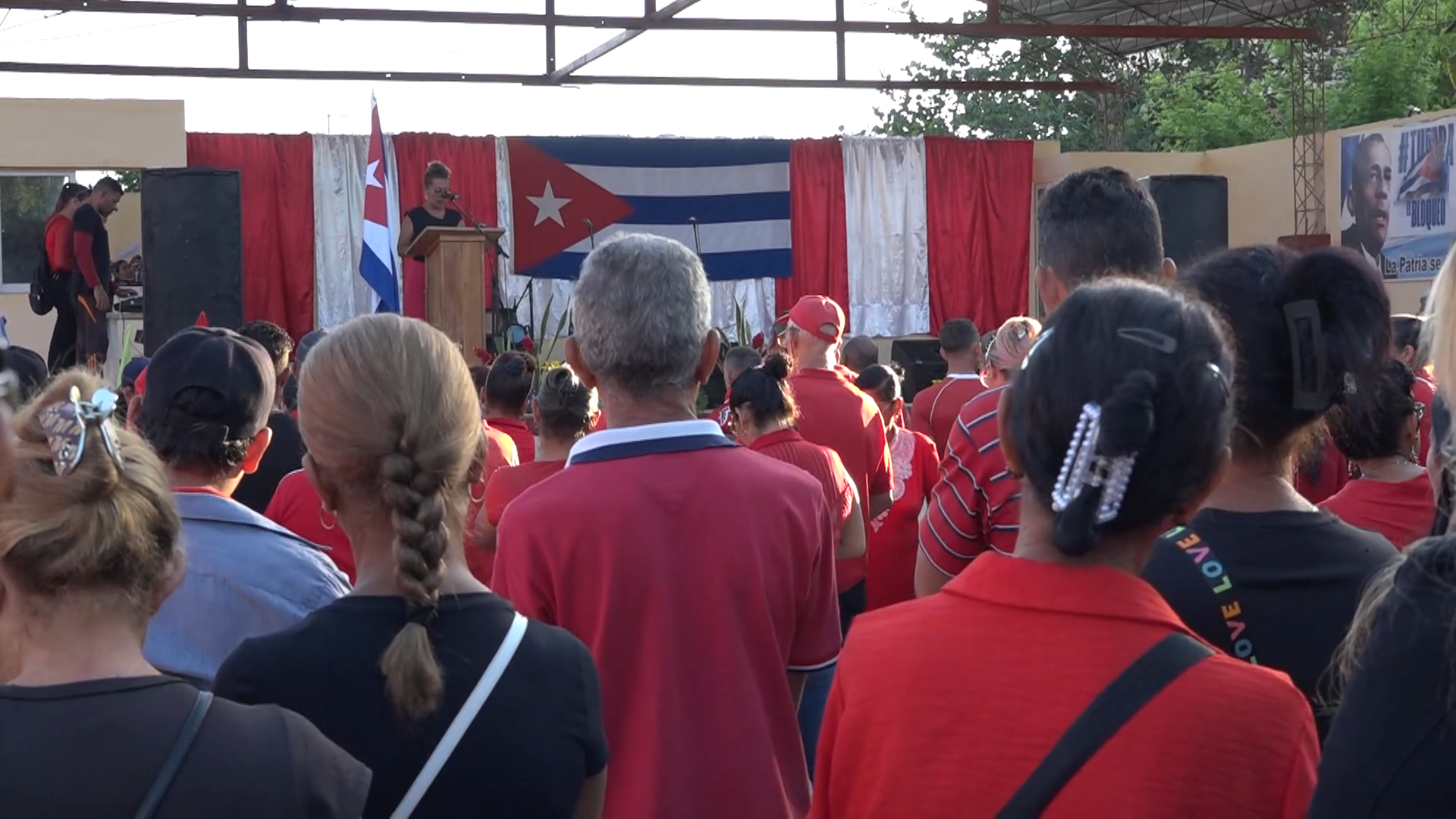 Celebran en Niquero  acto municipal por día de La Rebeldía Nacional