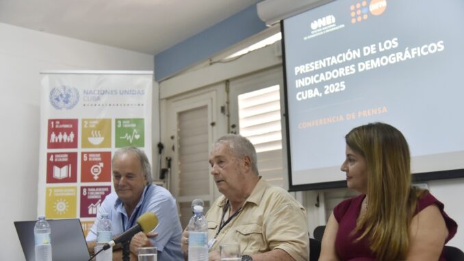 Población en Cuba mantiene una tendencia decreciente