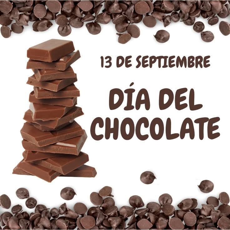 ‌13 de Septiembre Día Mundial del Chocolate
