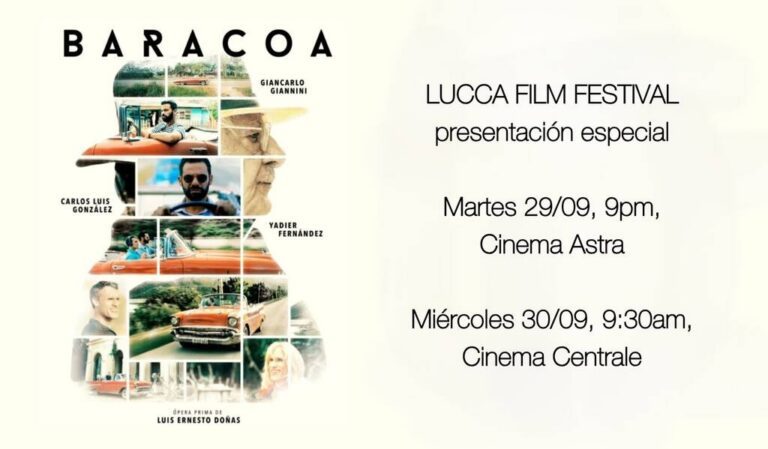 Presentan filme italo-cubano Baracoa en Festival de Cine de Lucca