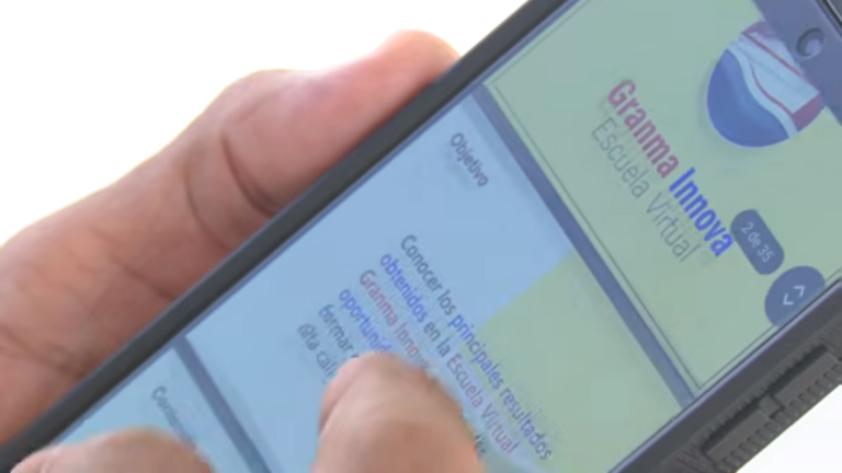Ofrece diversas oportunidades de capacitación, escuela virtual Granma Innova